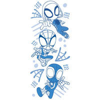 FOTOTAPETE SPIDEY AND HIS AMAZING FRIENDS  - Blau, Design, Textil (100/250cm) - Marvel