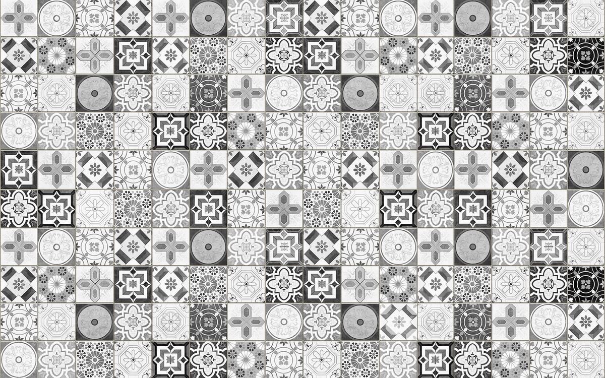 VLIESTAPETE - Schwarz/Weiß, Basics (400/250cm) - Komar