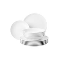 JEDILNI SERVIS  Liberty Uni     12-delni   - bela, Basics, keramika - Seltmann Weiden
