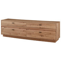 LOWBOARD Eiche Artisan  210/62,3/50 cm  - Anthrazit/Eiche Artisan, KONVENTIONELL, Holzwerkstoff/Metall (210/62,3/50cm) - Xora