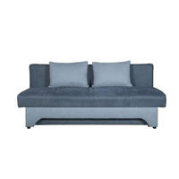 TROSJED drvo, metal, tekstil, karton  plava, svijetlo plava    - plava/svijetlo plava, Design, karton/drvo (200/85/100cm) - Boxxx