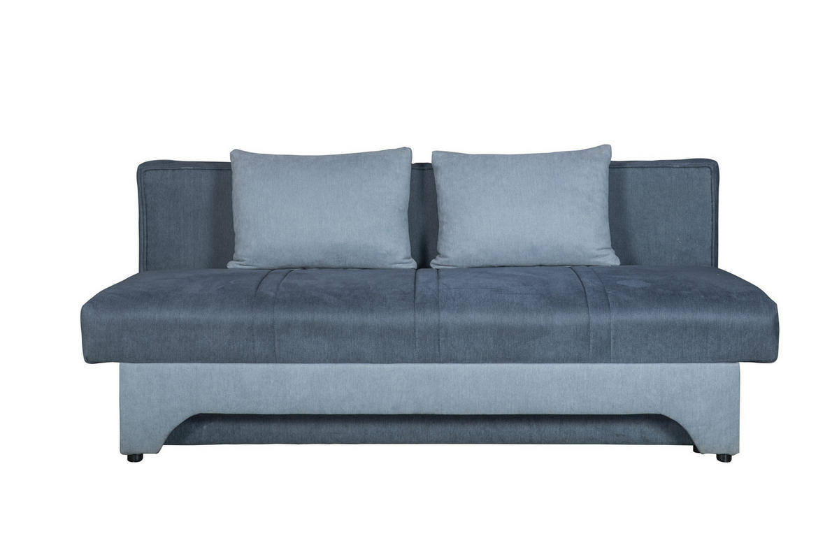 TROSJED drvo, metal, tekstil, karton  plava, svijetlo plava    - plava/svijetlo plava, Design, karton/drvo (200/85/100cm) - Boxxx