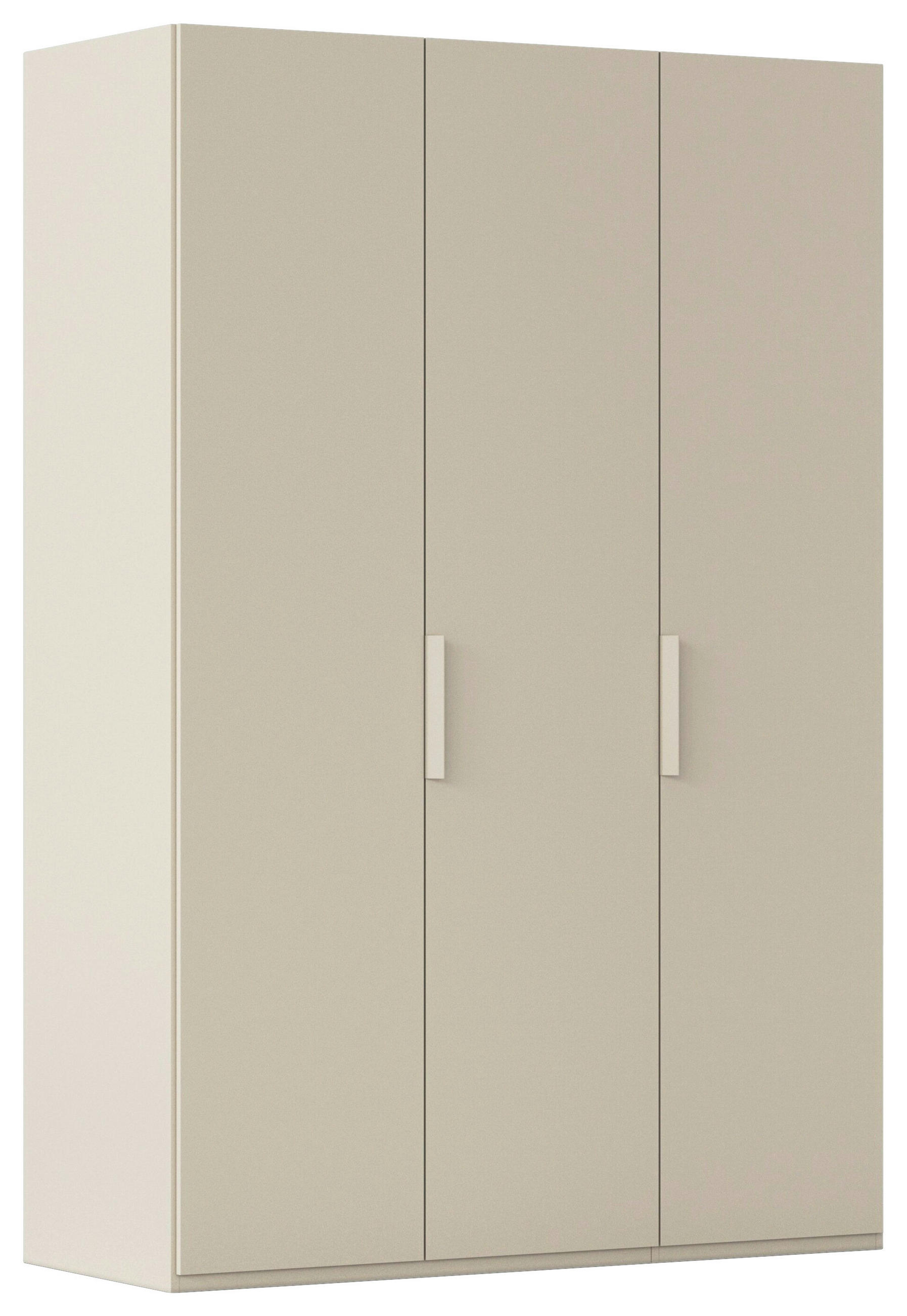 DREHTÜRENSCHRANK 151/235/61 cm,  in Champagner, 3-türig  - Champagner, Basics, Holzwerkstoff/Metall (151/235/61cm) - Novel