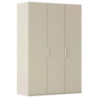 DREHTÜRENSCHRANK 151/223/61 cm,  in Champagner, 3-türig  - Champagner, Basics, Holzwerkstoff/Metall (151/223/61cm) - Novel