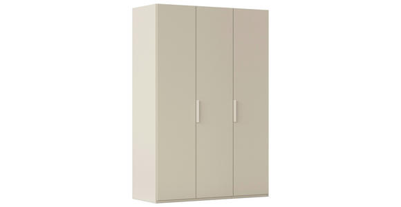 DREHTÜRENSCHRANK 151/235/61 cm,  in Champagner, 3-türig  - Champagner, Basics, Holzwerkstoff/Metall (151/235/61cm) - Novel