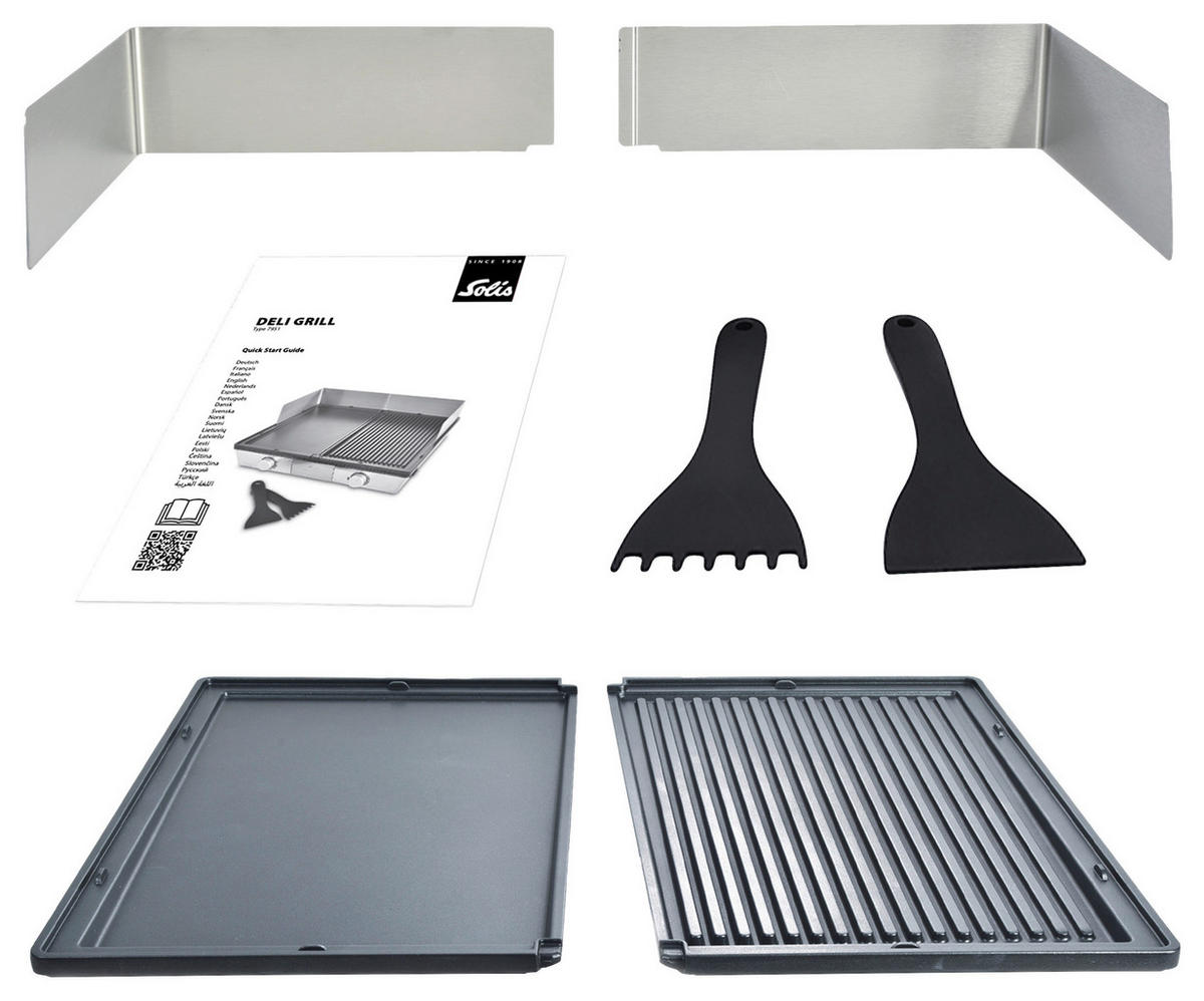 TISCHGRILL  - Silberfarben, Basics, Metall (19/50/41cm)