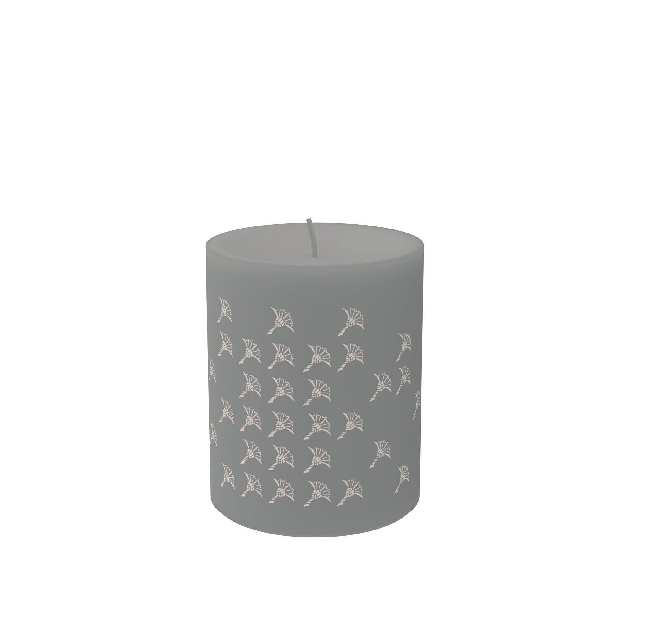 STUMPENKERZE  - Schieferfarben, Design, Naturmaterialien (8/10cm) - Joop!