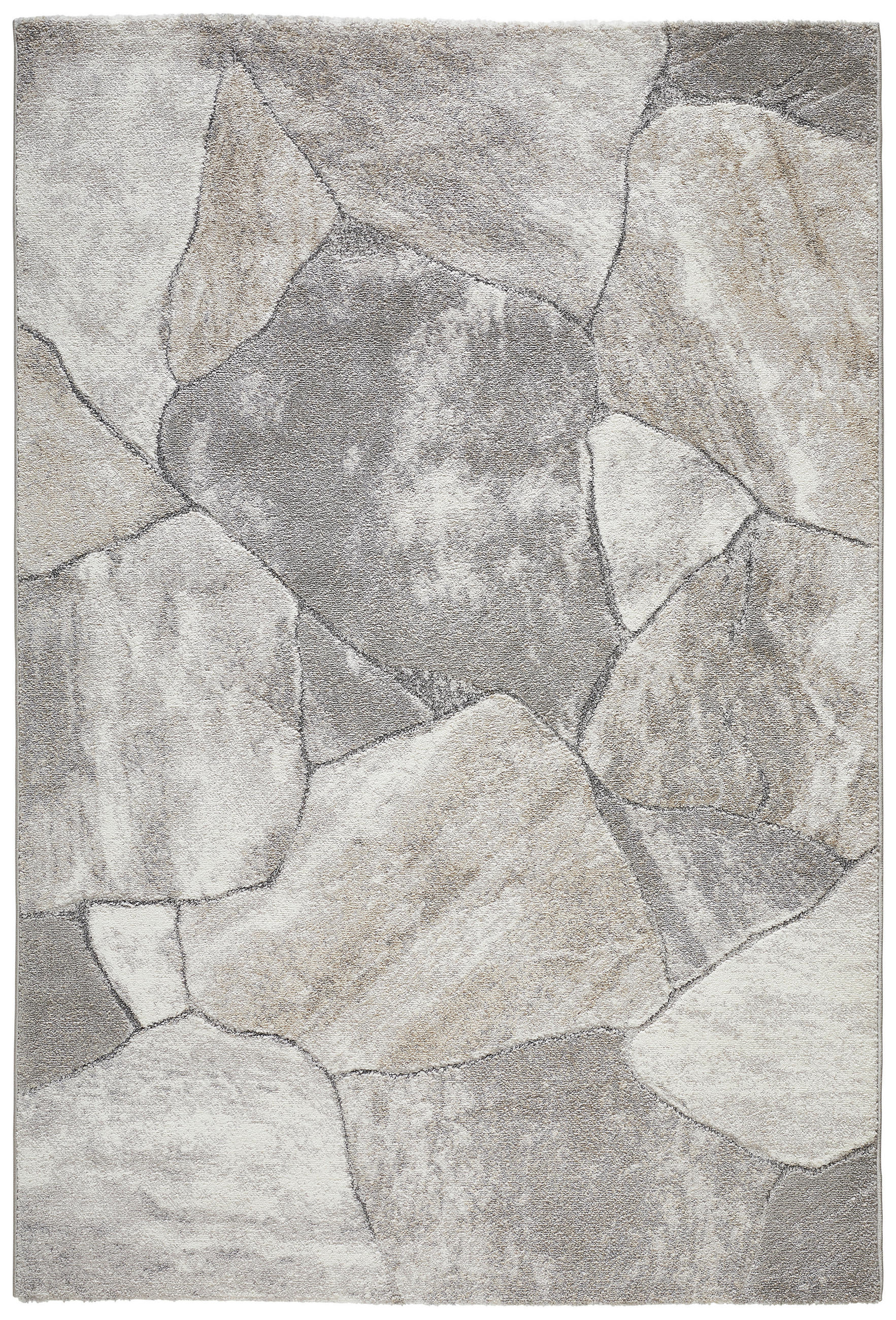 WEBTEPPICH 80/150 cm Grau  - Grau, Design, Textil (80/150cm) - Novel