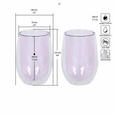 KAFFEEGLAS - Rosa, KONVENTIONELL, Glas (7,5/12,5cm) - Novel