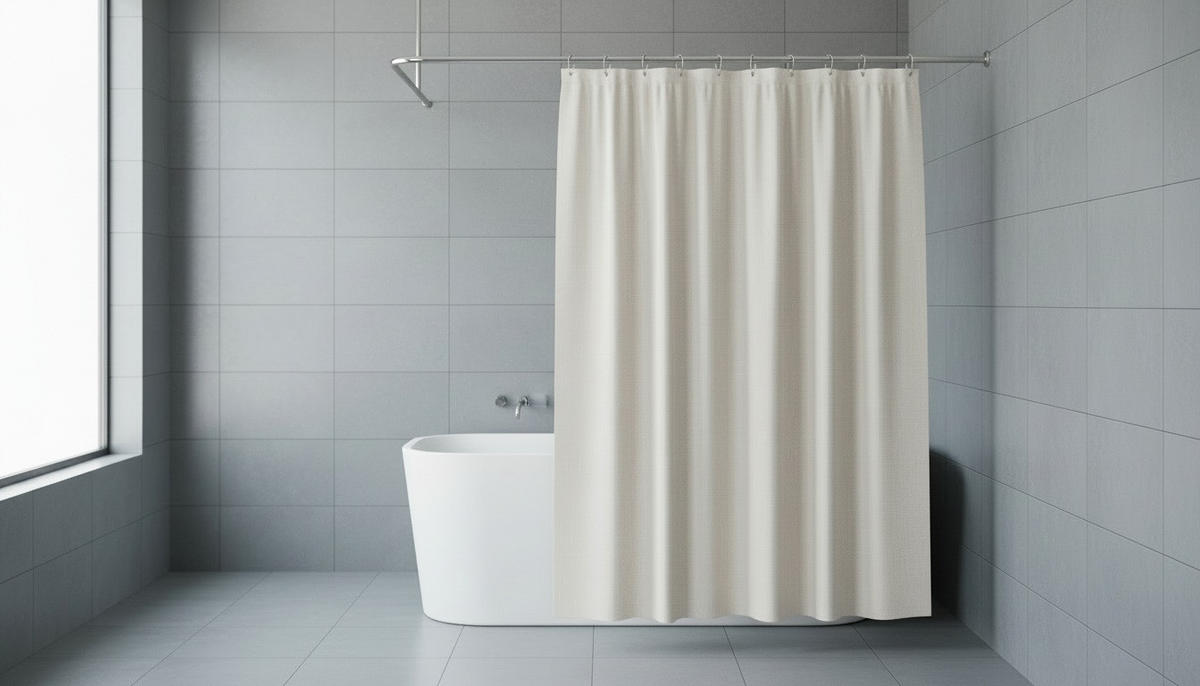 DUSCHVORHANGSTANGE 95 cm  - Grau, Basics, Metall (95cm) - MSV