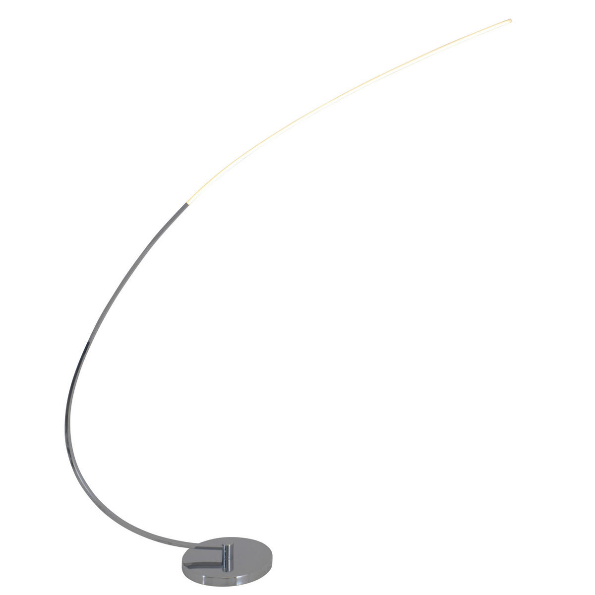 BOGENLEUCHTE 25/150 cm    - Chromfarben, Design, Metall (25/150cm) - Näve