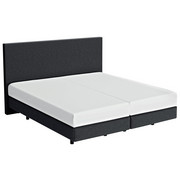 BOXSPRINGBETT 180 cm x 200 cm in Textil Anthrazit - Anthrazit, Design, Textil (180/200cm) - Now by Hülsta