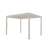 PERGOLA - Grau, Lifestyle, Metall (400/250/300cm) - Gardenson