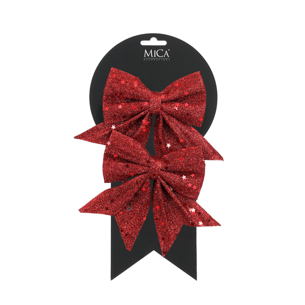OBESEK ZA BOŽIČNO JELKO - temno rdeča, Basics, tekstil (12/13/0.5cm)