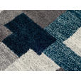WEBTEPPICH 240/290 cm Astor Grid Grau, Petrol  - Petrol/Grau, Design, Textil (240/290cm) - Novel