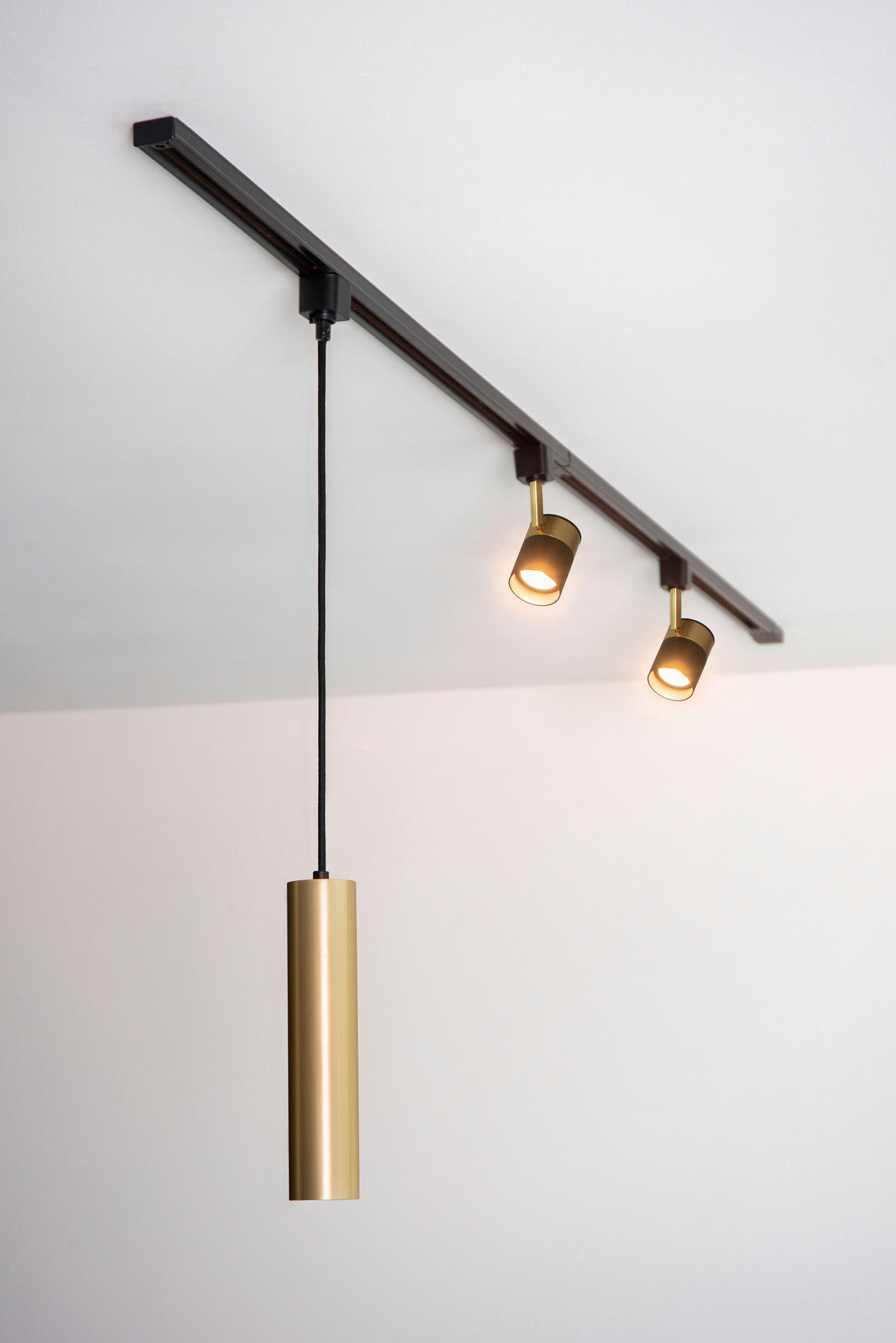 SCHIENENSYSTEM Track 5.6/5.6/12.5 cm   - Schwarz, Basics, Metall (5.6/5.6/12.5cm) - Lucide