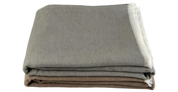 WENDEDECKE MAGDA 140/210 cm - Dunkelgrau/Grau, Natur, Textil (140/210cm) - Novel