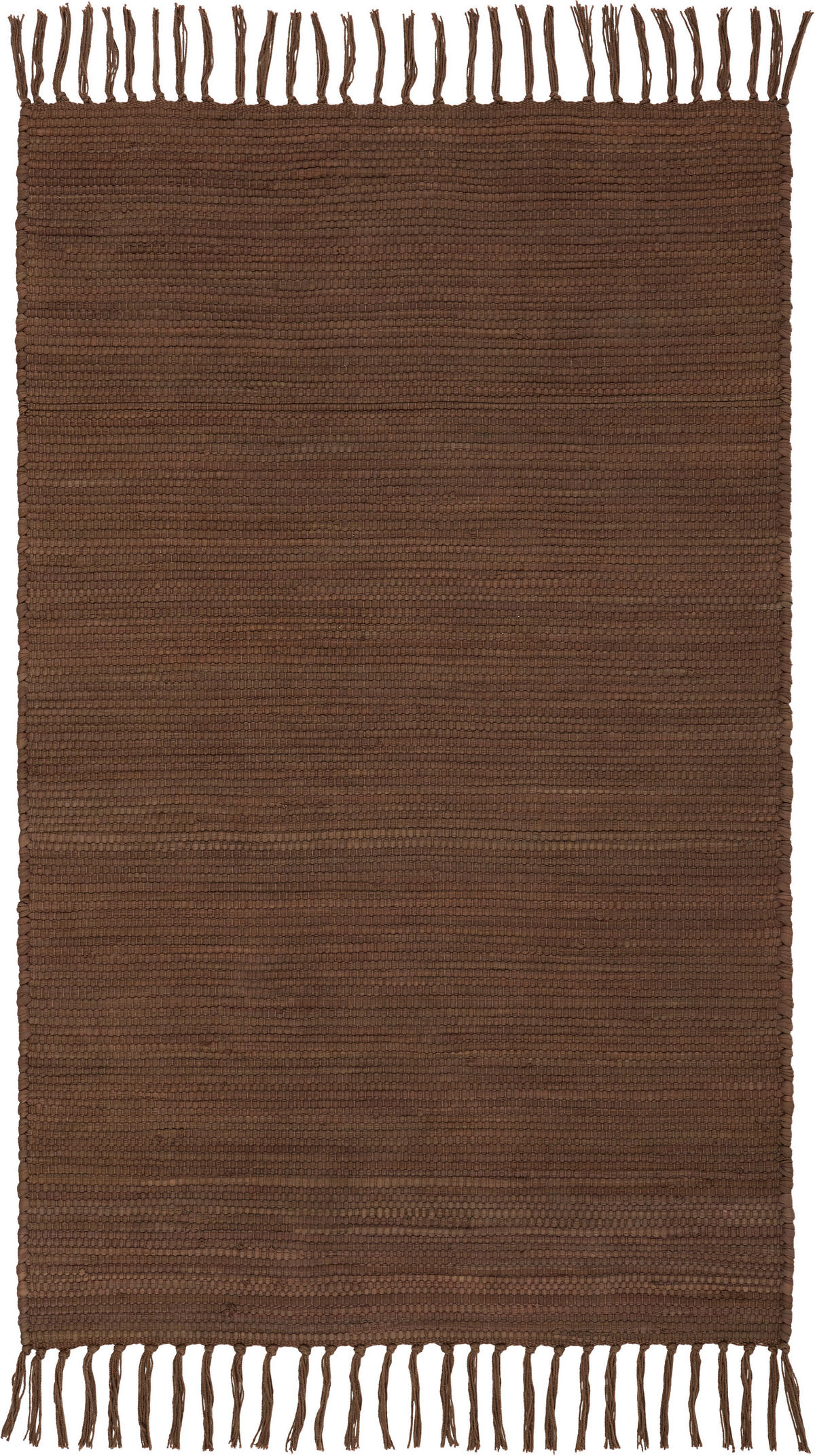 RUČNĚ TKANÝ KOBEREC, 70/120 cm, hnědá - hnědá, Basics, textil (70/120cm) - Boxxx