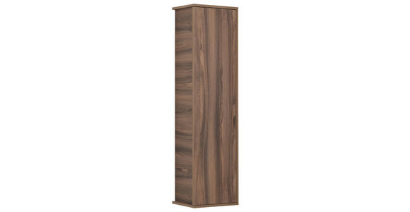 HOCHSCHRANK 41,2/152,1/32 cm  - Nussbaumfarben, Basics, Glas/Holzwerkstoff (41,2/152,1/32cm) - Voleo