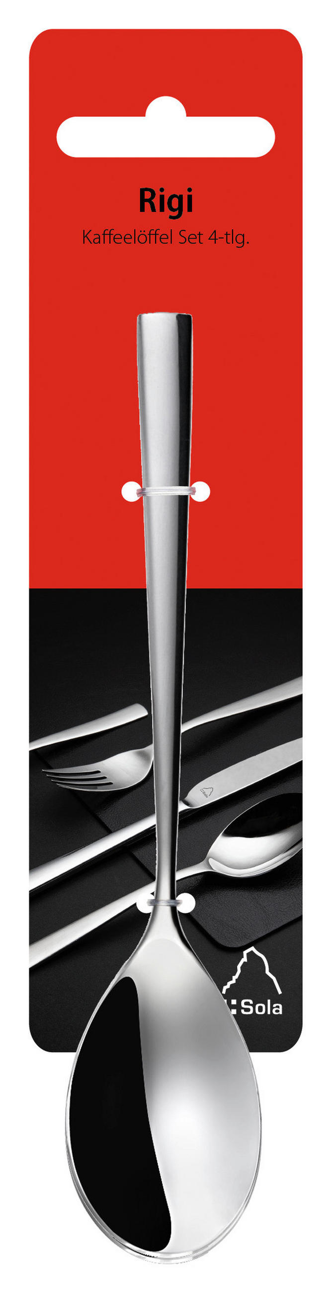 KAFFEELÖFFEL  - Silberfarben, Basics, Metall - Sola