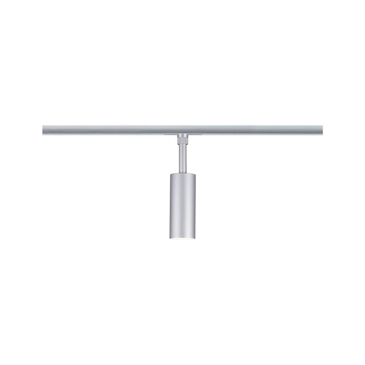 SCHIENENSYSTEM-STRAHLER URail 4,3/19 cm  - Chromfarben, Basics, Metall (4,3/19cm) - Paulmann