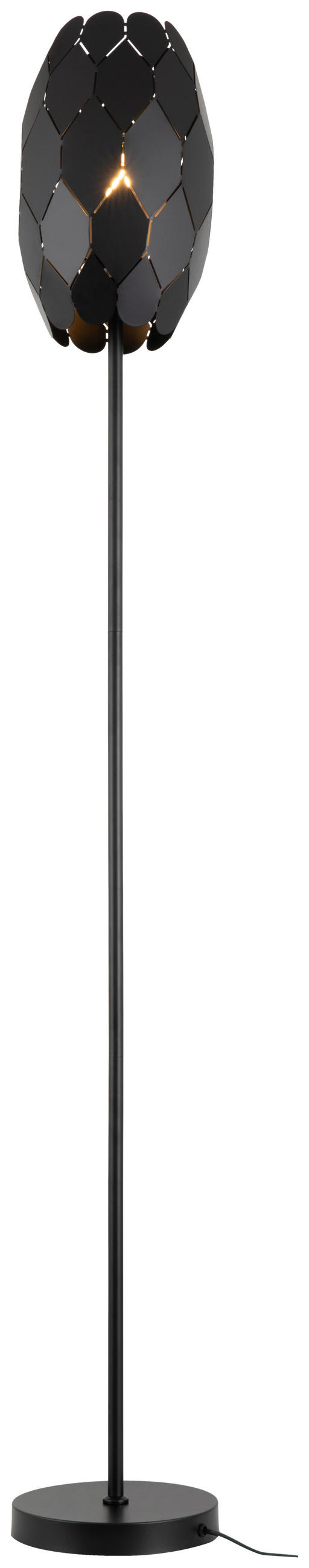 STEHLEUCHTE 20/148,5 cm    - Schwarz, Trend, Metall (20/148,5cm) - Novel