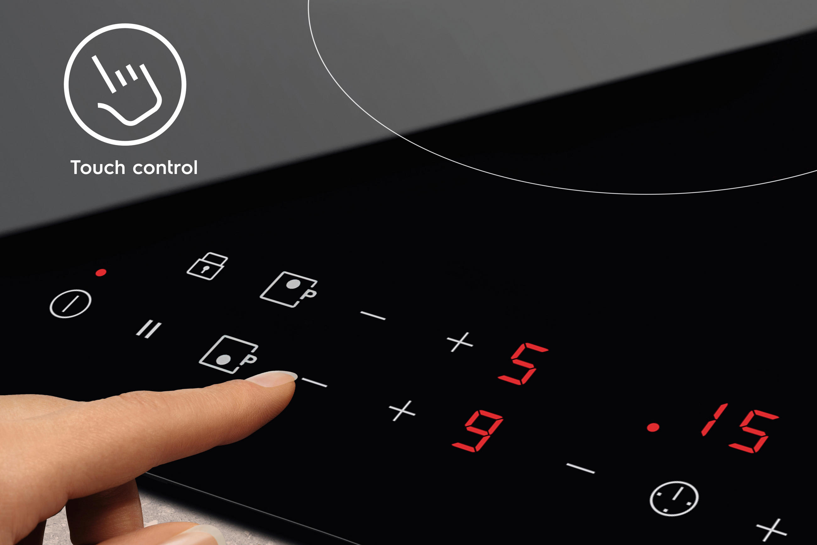 GLASKERAMIKKOCHFELD LHR3233CK  - Schwarz, Basics, Glas (29,0/3,8/52,0cm) - Electrolux