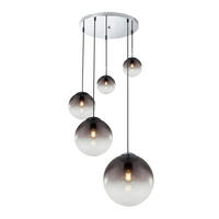 VISEČA SVETILKA  VARUS      65/150 cm      E27 - Design, kovina/steklo (65/150cm) - Globo