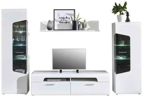 Hom`in OBÝVACIA STENA, biela, farba duba, biela s vysokým leskom