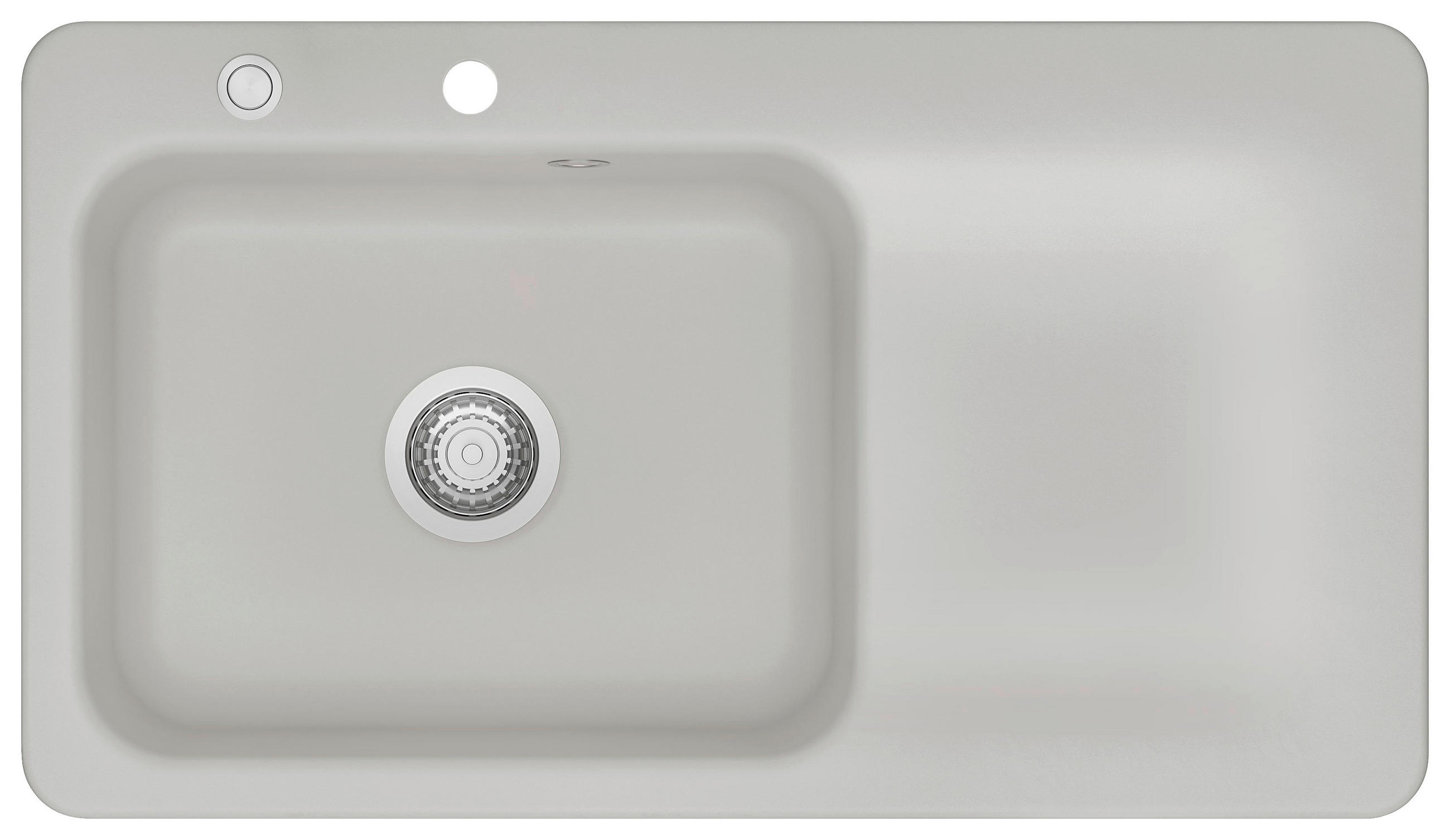 SPÜLE Juna 90 / 50150276  - Grau, Basics, Keramik (90/20/51cm) - Systemceram