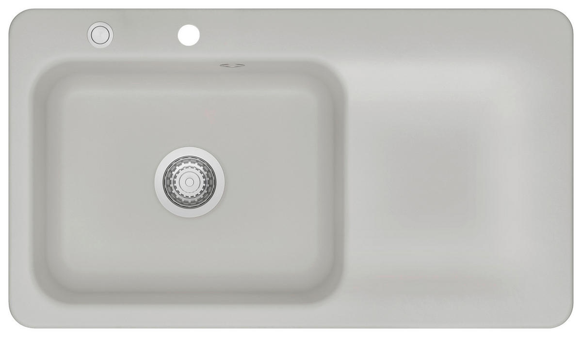 SPÜLE Juna 90 / 50150276  - Grau, Basics, Keramik (90/20/51cm) - Systemceram