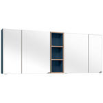 SPIEGELSCHRANK 185/70,3/17,3 cm  - Chromfarben/Eichefarben, KONVENTIONELL, Glas/Holzwerkstoff (185/70,3/17,3cm) - Dieter Knoll
