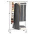 KLEIDERWAGEN Alufarben - Alufarben, Design, Kunststoff/Metall (100/116/186/40cm) - CARRYHOME