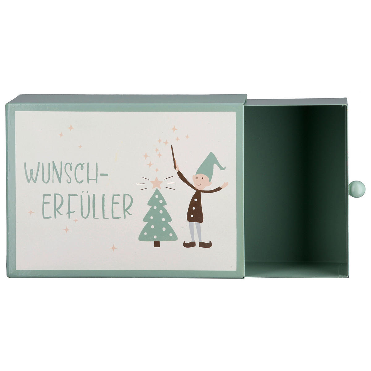 GESCHENKBOX  - Salbeigrün, LIFESTYLE, Papier (14/10/6cm)