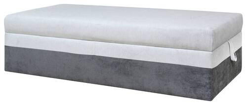 LEŽADLO, textil, 90/200 cm - sivá, textil (90/200cm) - Cantus