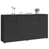 Sideboard Basel BC 1040  in 160/84/35 cm  - Anthrazit/Schwarz, Design, Holzwerkstoff/Kunststoff (160/84/35cm) - Livetastic