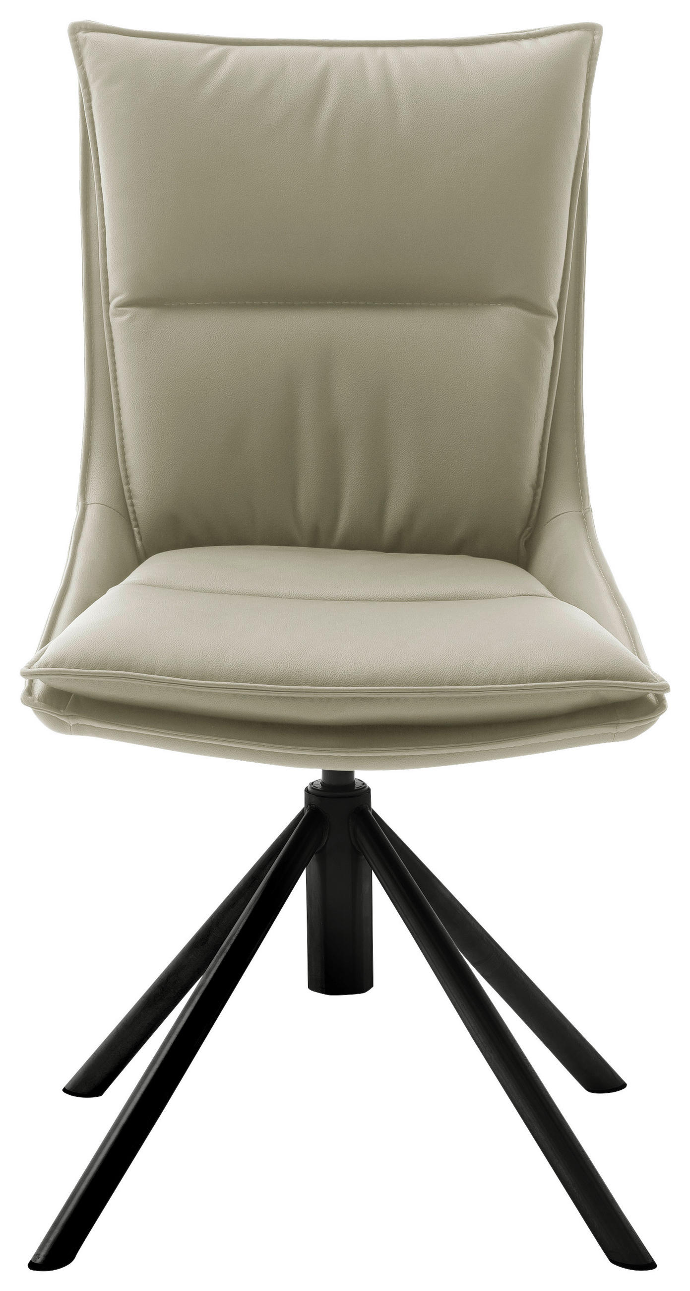 STOLICA  crna, kapućino       - crna/kapućino, Dizajnerski, metal/tekstil (49/90/65cm) - Novel