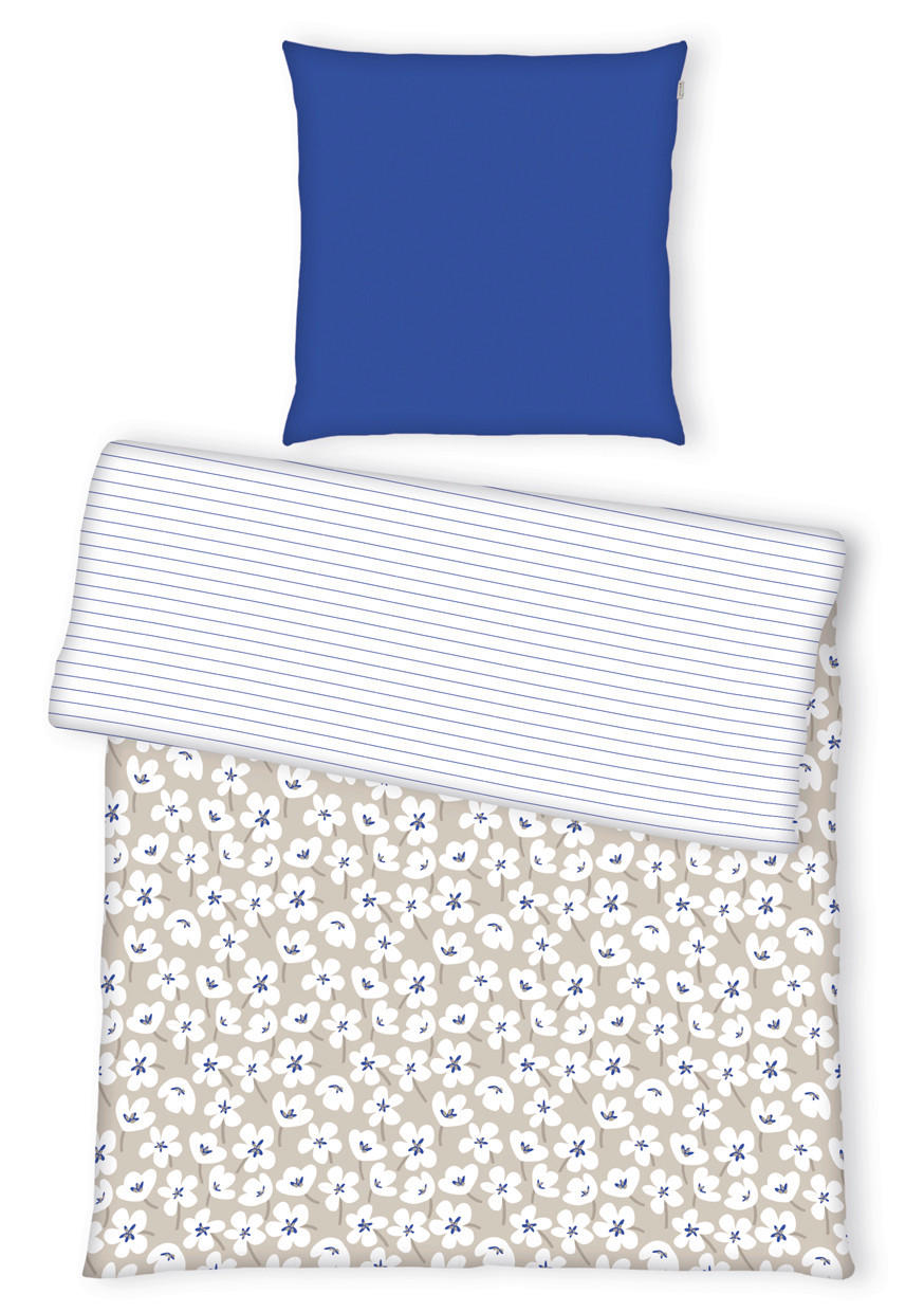 WENDEBETTWÄSCHE Renforcé 155/220 cm  - Beige, Basics, Textil (155/220cm) - Tom Tailor