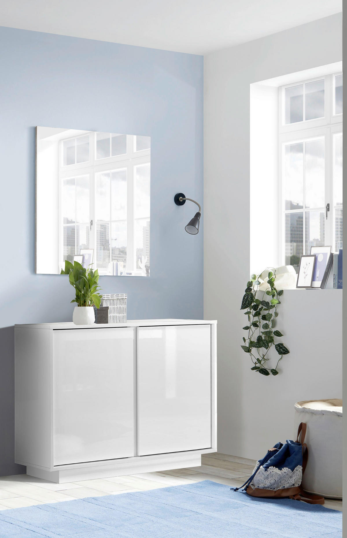 SIDEBOARD  92/79/43 cm  - Weiß Hochglanz, Design, Holzwerkstoff (92/79/43cm) - MID.YOU