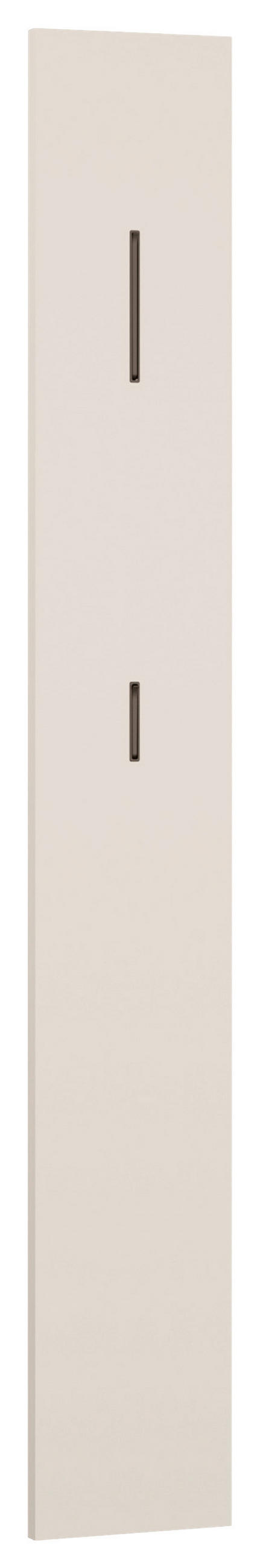 GARDEROBENPANEEL  in 25/174/2,2 cm  - Sandfarben/Grau, MODERN, Holzwerkstoff/Metall (25/174/2,2cm) - Carryhome