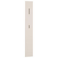 GARDEROBENPANEEL  in 25/174/2,2 cm  - Sandfarben/Grau, MODERN, Holzwerkstoff/Metall (25/174/2,2cm) - Carryhome