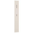 GARDEROBENPANEEL  in 25/174/2,2 cm  - Sandfarben/Grau, MODERN, Holzwerkstoff/Metall (25/174/2,2cm) - Carryhome