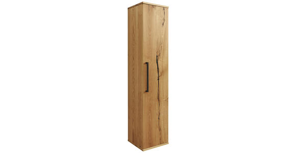 HOCHSCHRANK 35/165/37 cm - Eichefarben/Anthrazit, Design, Glas/Holz (35/165/37cm) - Dieter Knoll