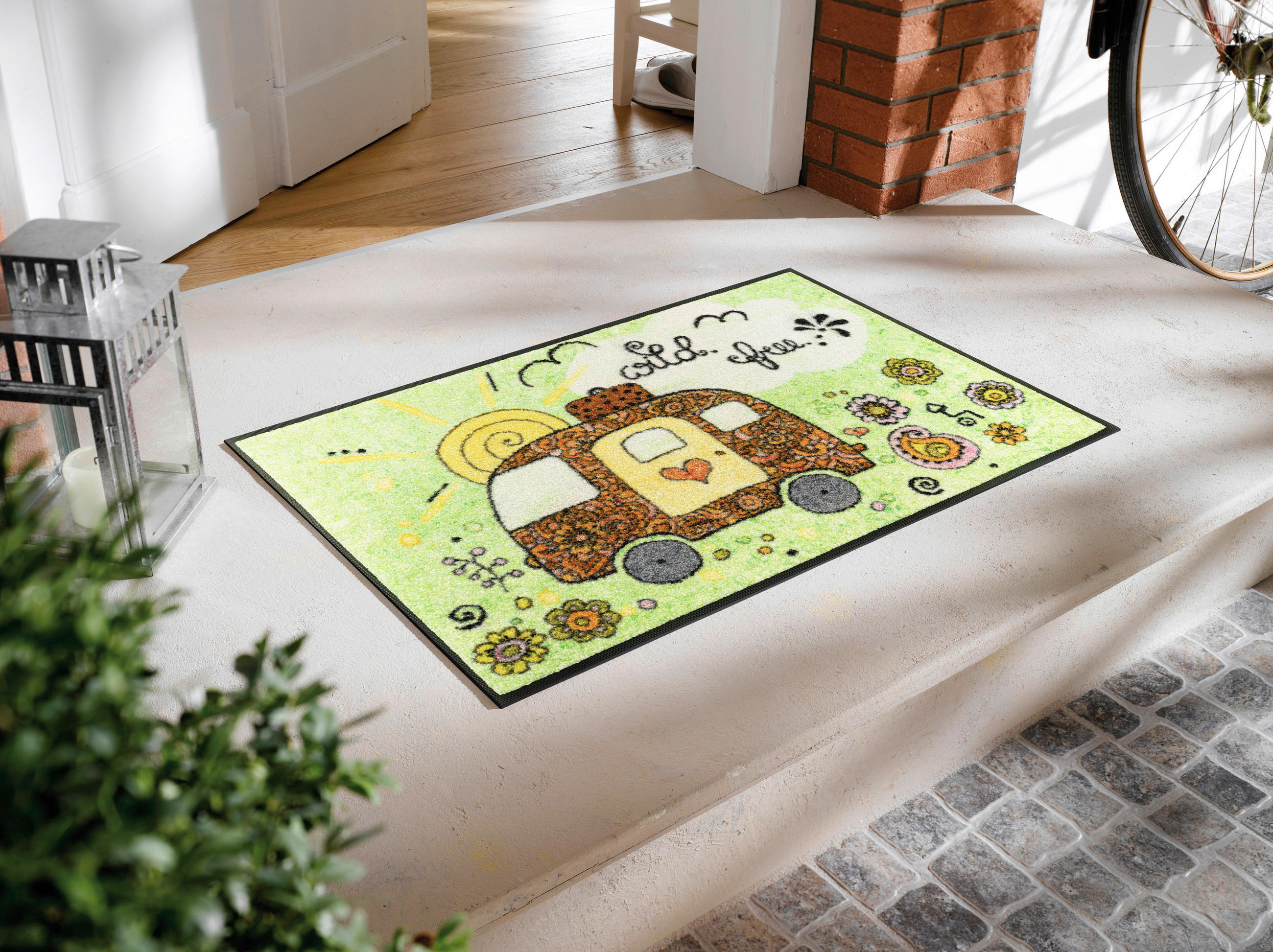 DVEŘNÍ ROHOŽKA, 50/75 cm, vícebarevná - vícebarevná, Konvenční, textil/plast (50/75cm) - Esposa