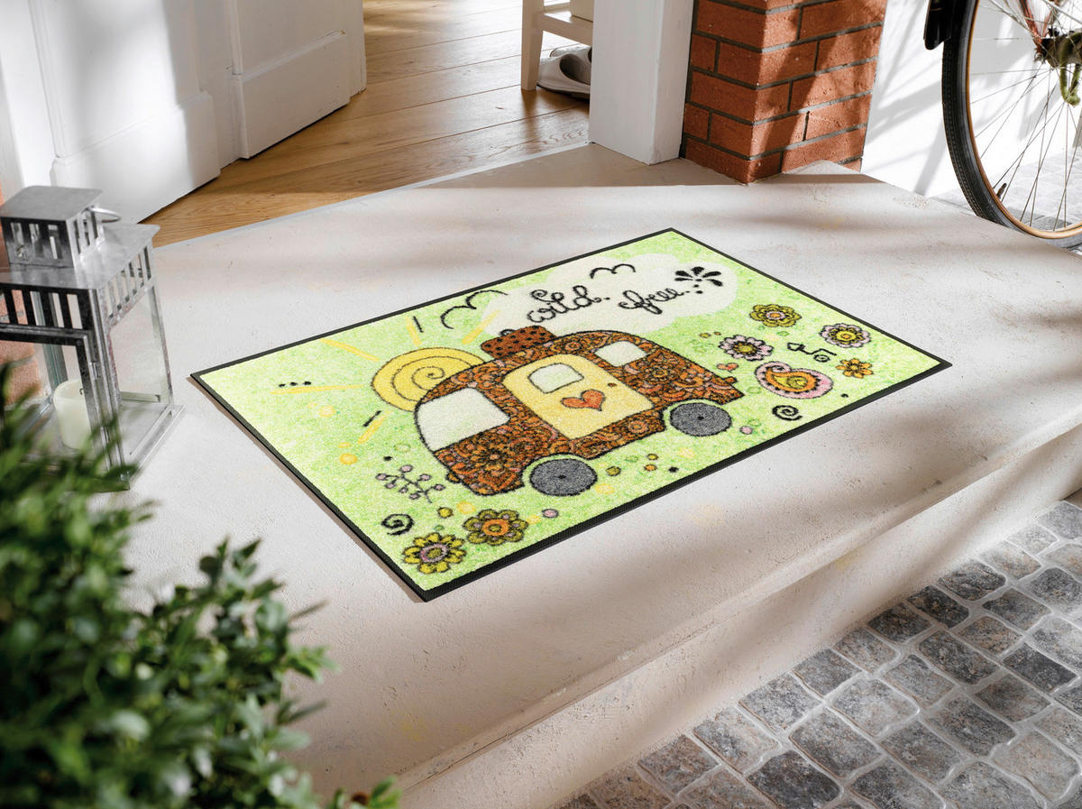DVEŘNÍ ROHOŽKA, 50/75 cm, vícebarevná - vícebarevná, Konvenční, textil/plast (50/75cm) - Esposa