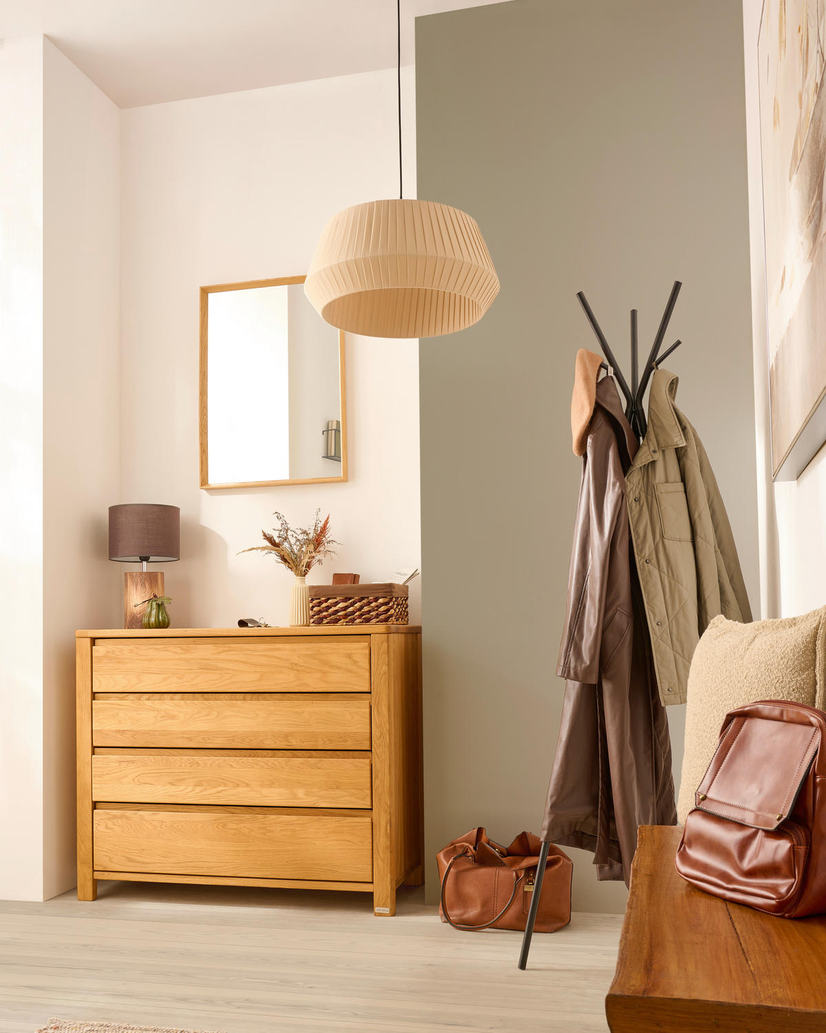 KOMMODE  in 105/86/45 cm  - Wildeiche, Natur, Holz (105/86/45cm) - Linea Natura