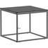 COUCHTISCH quadratisch Anthrazit - Anthrazit, Design, Glas/Metall (47/47/38cm) - NOVEL