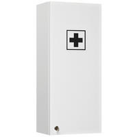 MEDIZINSCHRANK - Weiss, Konventionell, Glas/Holzwerkstoff (30/70/20cm) - Xora