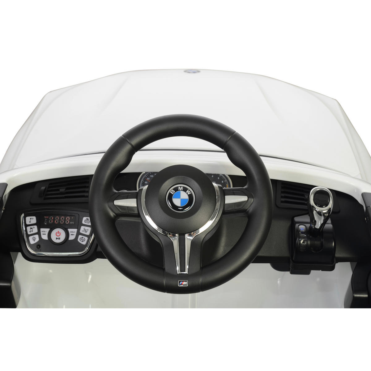 AVTO NA AKOMULATOR BMW X5 - bela, Basics, kovina/umetna masa (133,5/69/60cm)