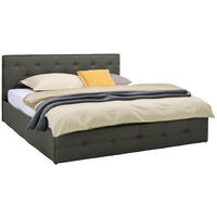 TAPECIRANI KREVET    180/200 cm  - tamno siva, Moderno, drvo/tekstil (180/200cm) - Carryhome
